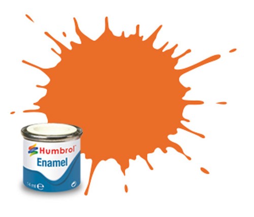 Enamel model paint - model, humbrol