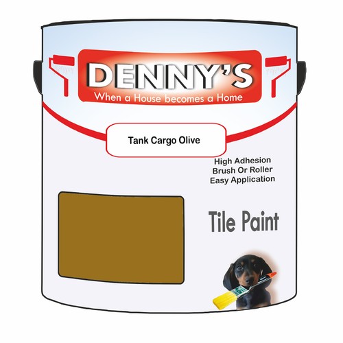 Tile paint 500ml 125 - paint, 1l